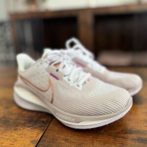 Nike White and Pink Athletic Shoes